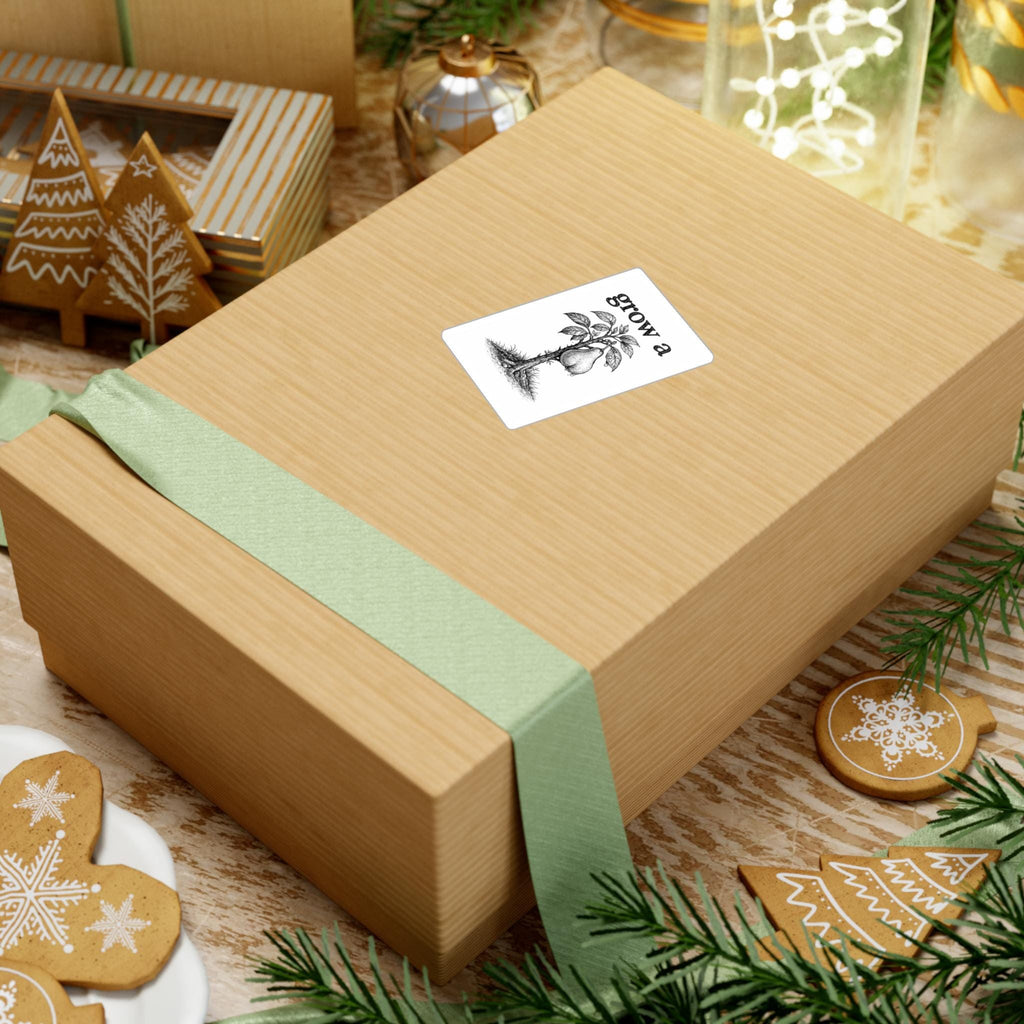 Grow a Pear Funny Botanical Illustration  Subtle Humor Art