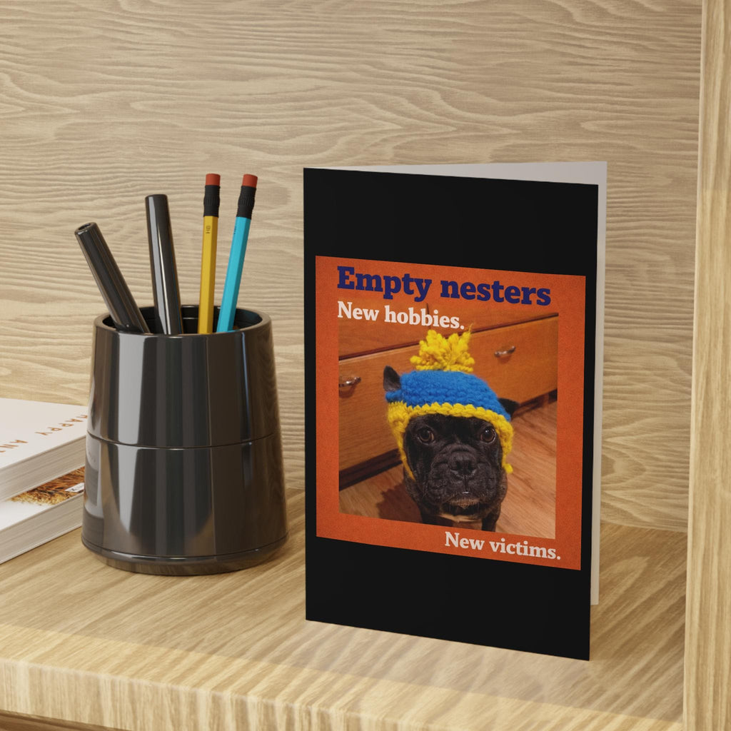 Empty Nesters Funny Dog Humor Art  New Hobbies New Victims