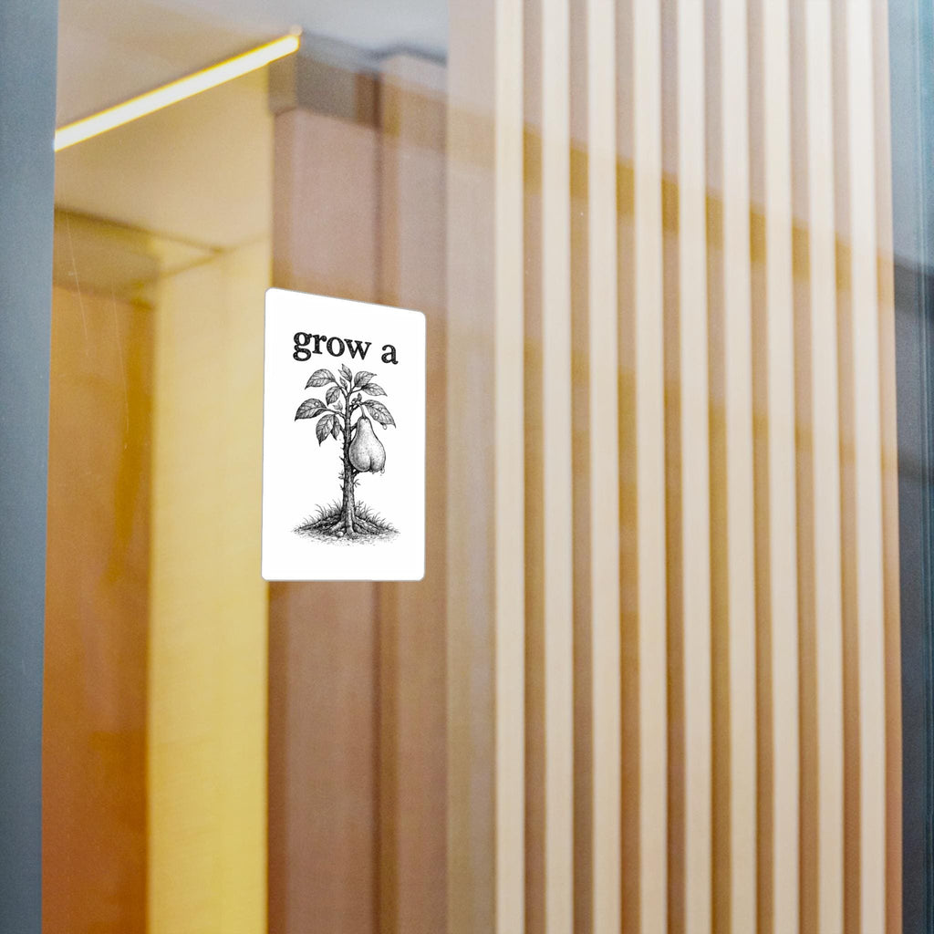 Grow a Pear Funny Botanical Illustration  Subtle Humor Art