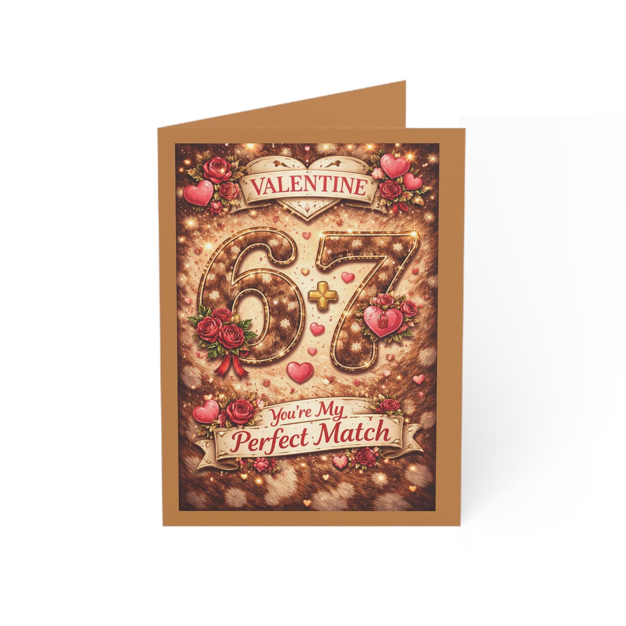 6 + 7 Love Equation Greeting Cards | Modern Minimalist Valentine