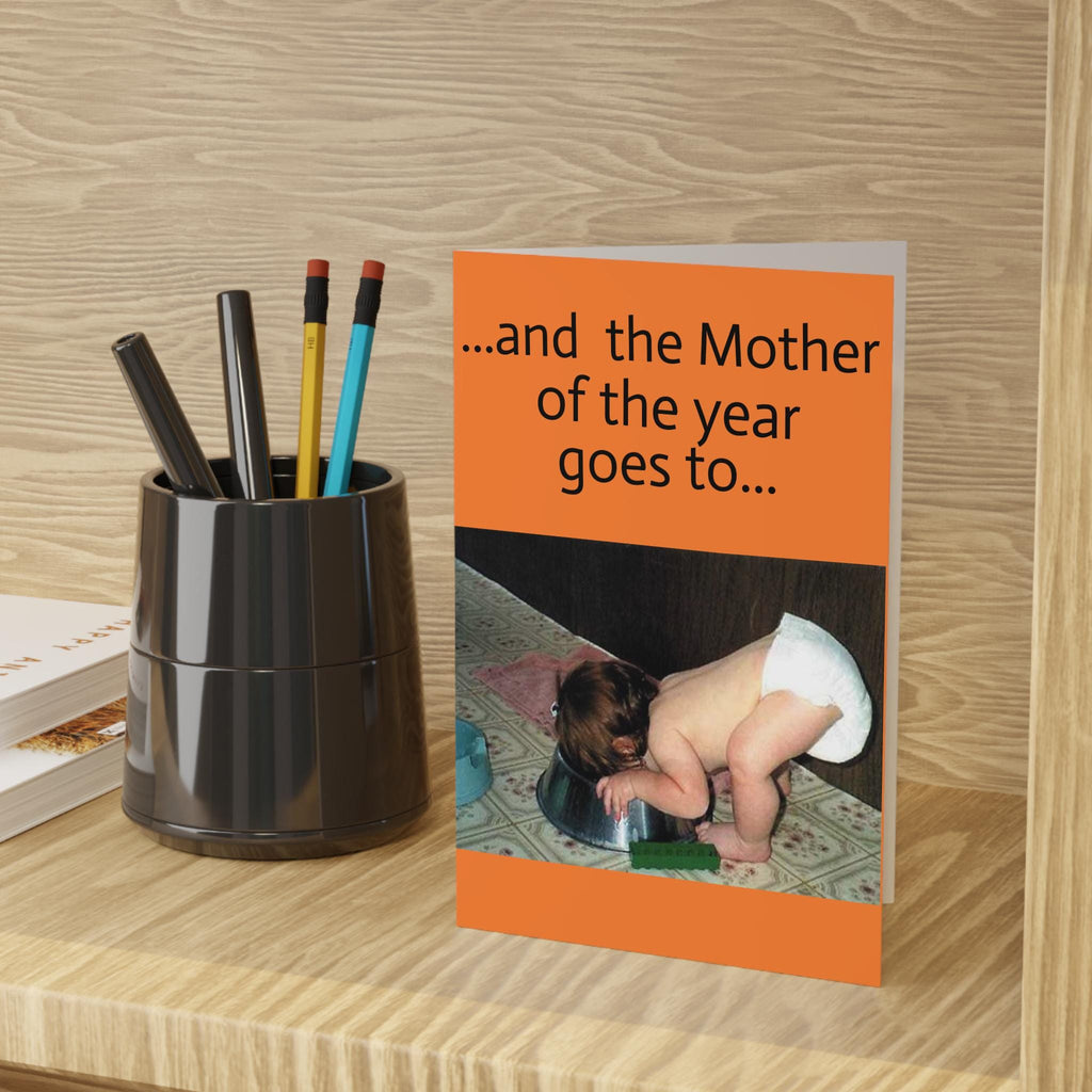 Mother of the Year Vintage Parenting Humor Print