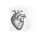 Anatomical Heart Valentine Card - Vintage Medical Illustration Love Card